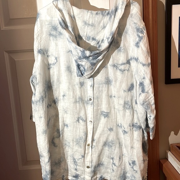 C & C California linen tunic with hood - Picture 5 of 5